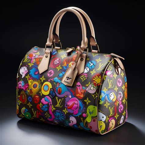 louis vuitton bags takashi murakami|Louis Vuitton takashi murakami character bags.